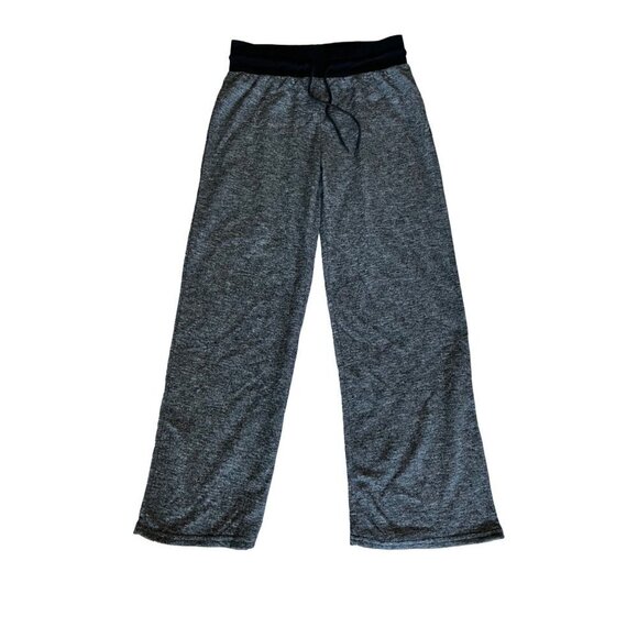 Connection 18 Women Sz M Athletic Sweatpants Pants Gray Black Stretch Waistband - Picture 1 of 9